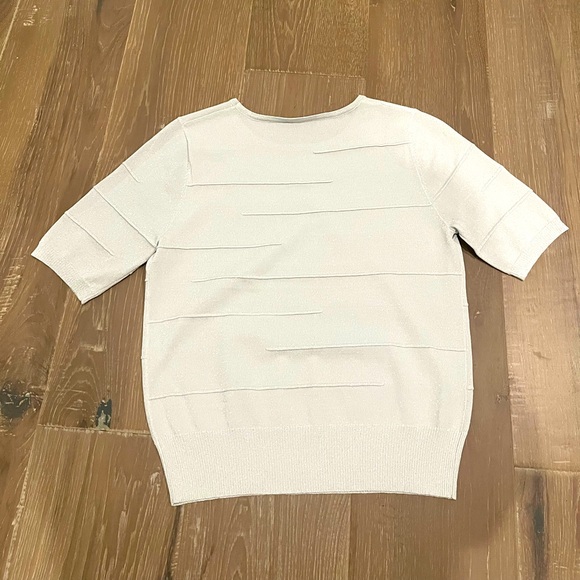 Zara Silver Sparkle Grey Shirt without tags - Picture 2 of 2